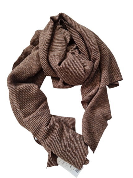 Damski brązowy szalik