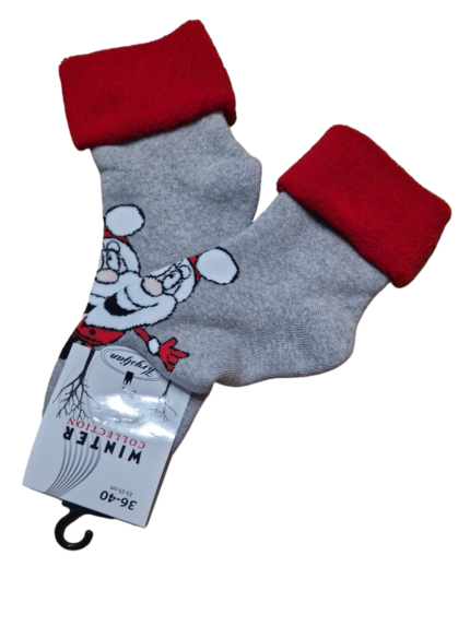 skarpety damskie grube świąteczne
