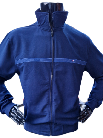 Bluza męska Tomy Parker bez kaptura jasny granat cienka