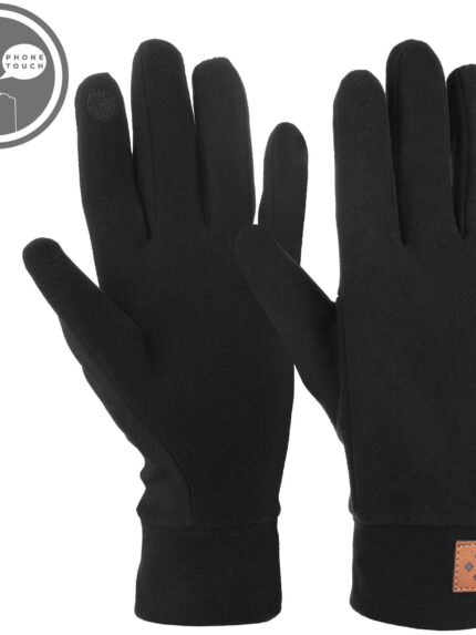 Męskie rękawiczki czarne