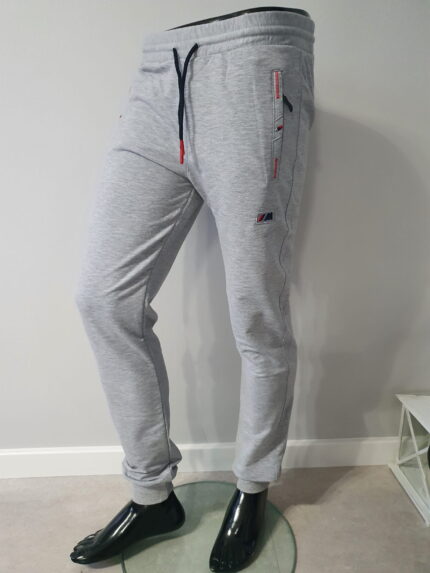 Spodnie dresowe męskie ze ściągaczem